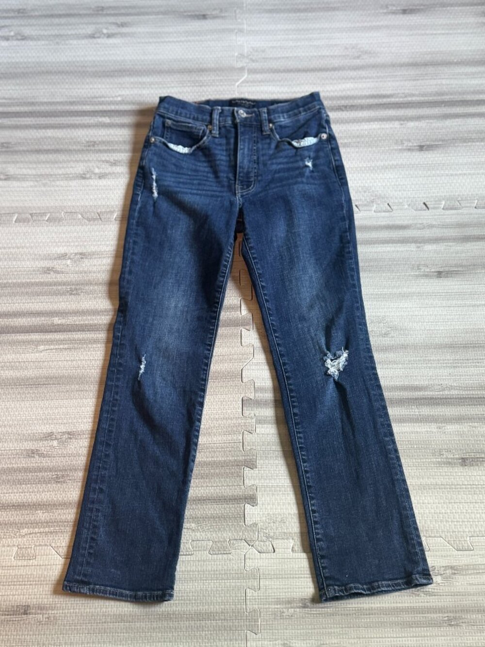 Lucky Brand Zoe Women's High Rise Straight Crop Jeans